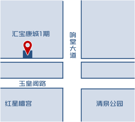 峰峰汇宝康城店位置图